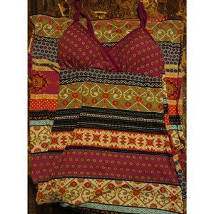 Maxi Dress Adjustable Spaghetti-Strap Stretchy